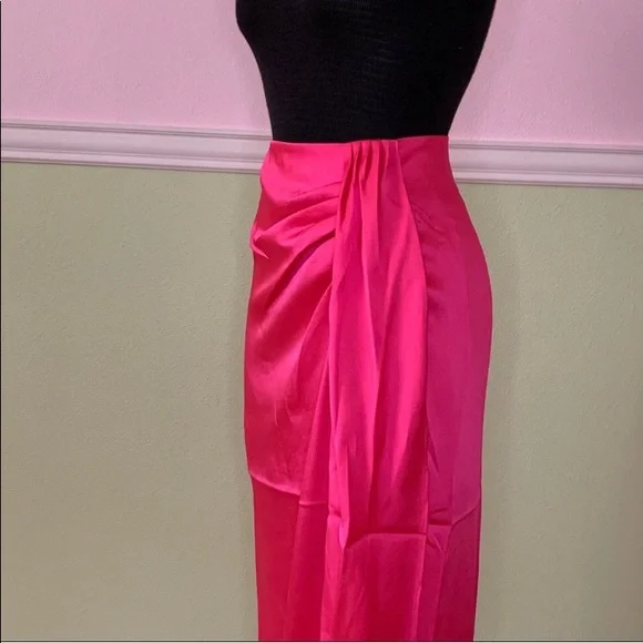 NWT J.Crew Draped Front Midi Skirt - Picture 5 of 6